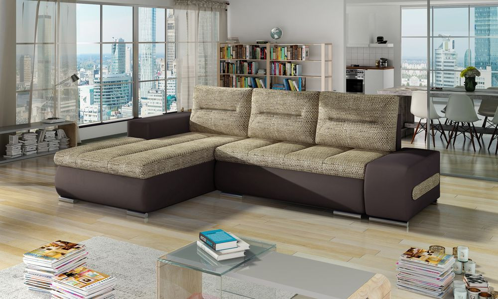 Derby corner sofa bed with storage B03/S66
