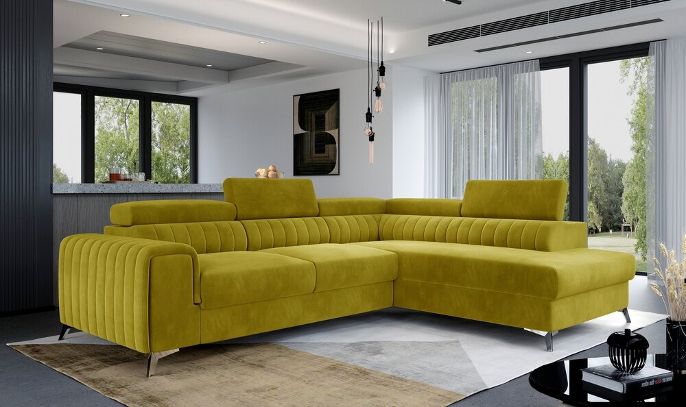 Oxford corner sofa bed with storage M48