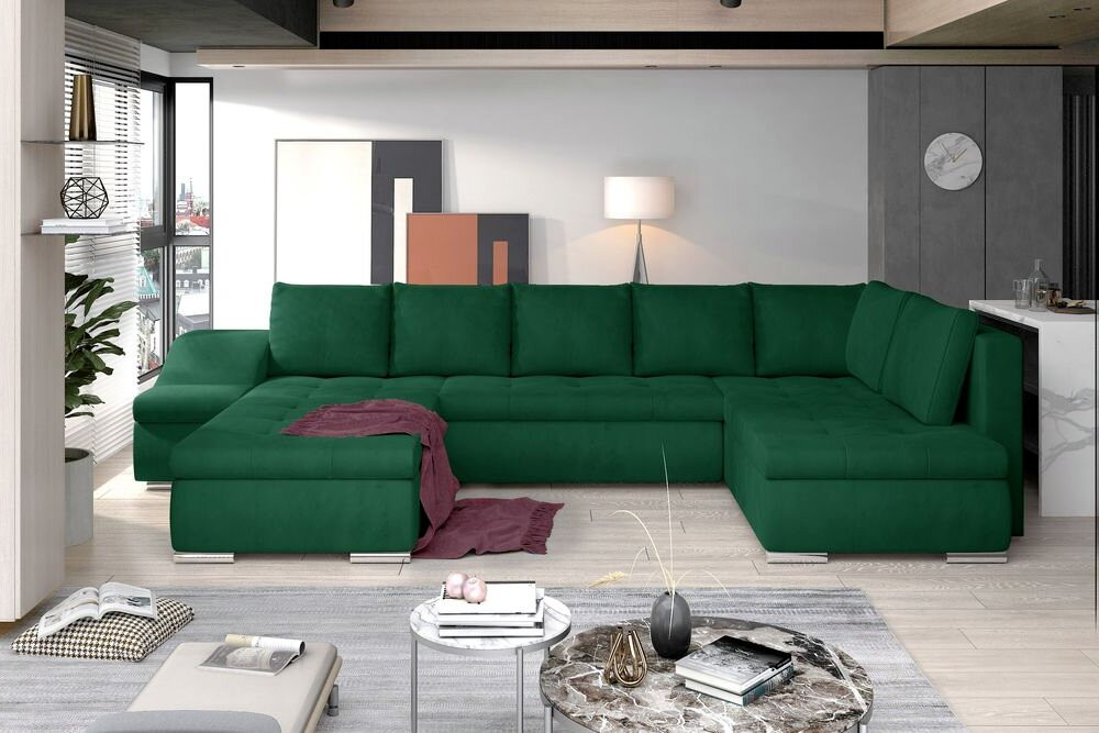 Southampton U shaped sofa bed with storage M37