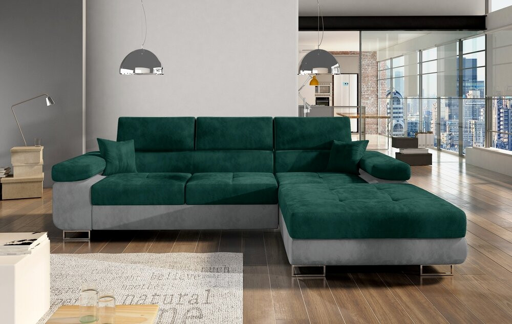 Hull corner sofa bed with storage K19/P05