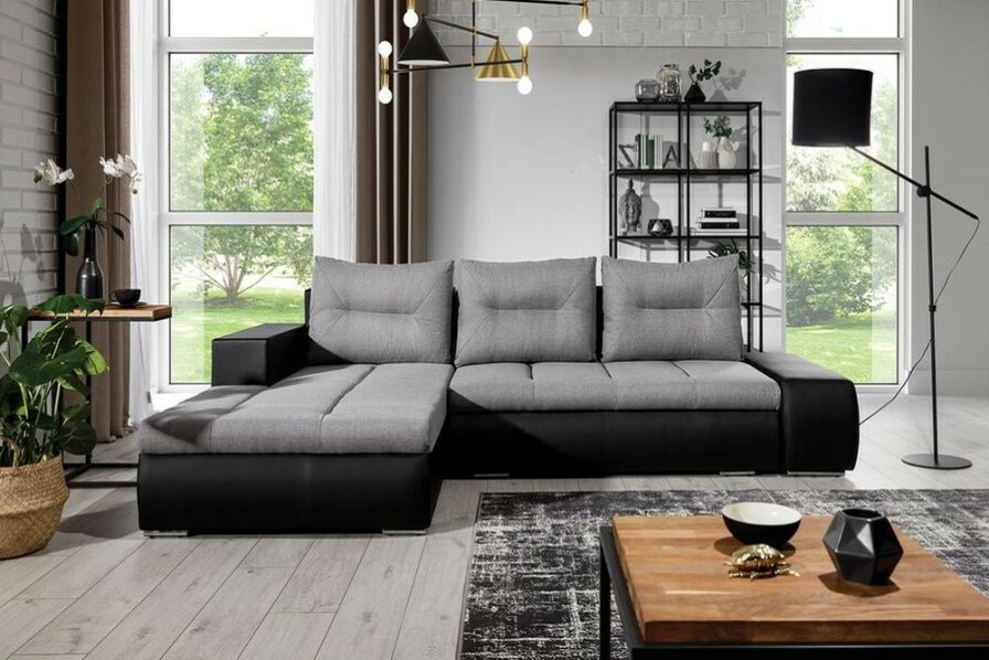 Otta corner sofa bed with storage