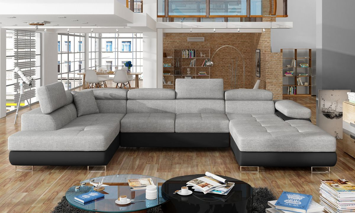 Stoke on Trent U shaped sofa bed with storage S21/S11