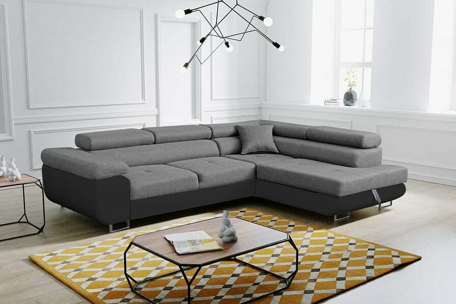 Meme corner sofa bed with storage