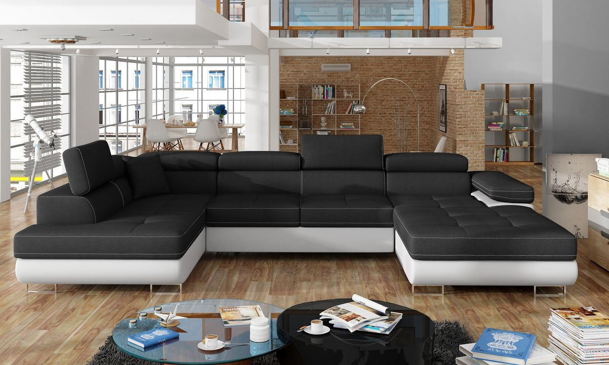 Stoke on Trent U shaped sofa bed with storage S14/S17