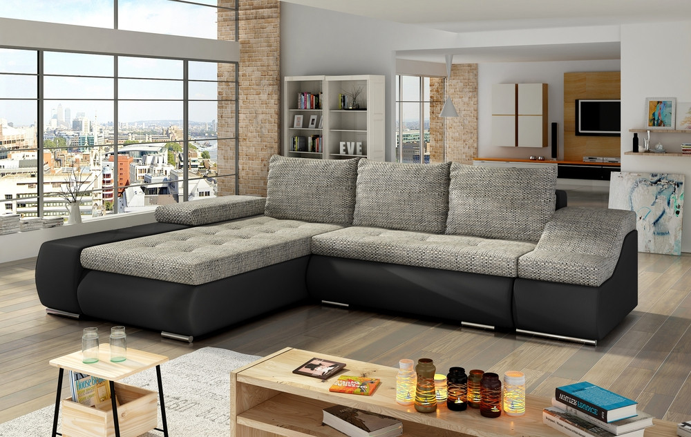 Bradford corner sofa bed with storage B01/S11