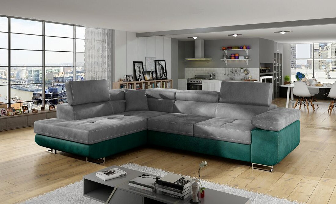 Coventry corner sofa bed with storage M84/M37
