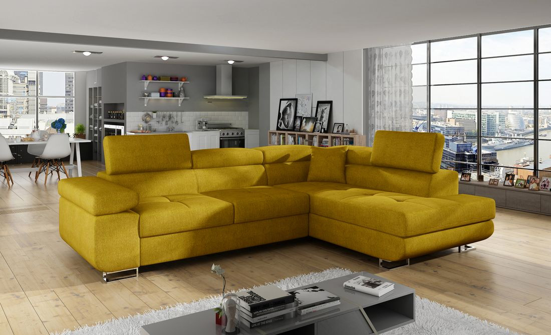 Coventry corner sofa bed with storage O68