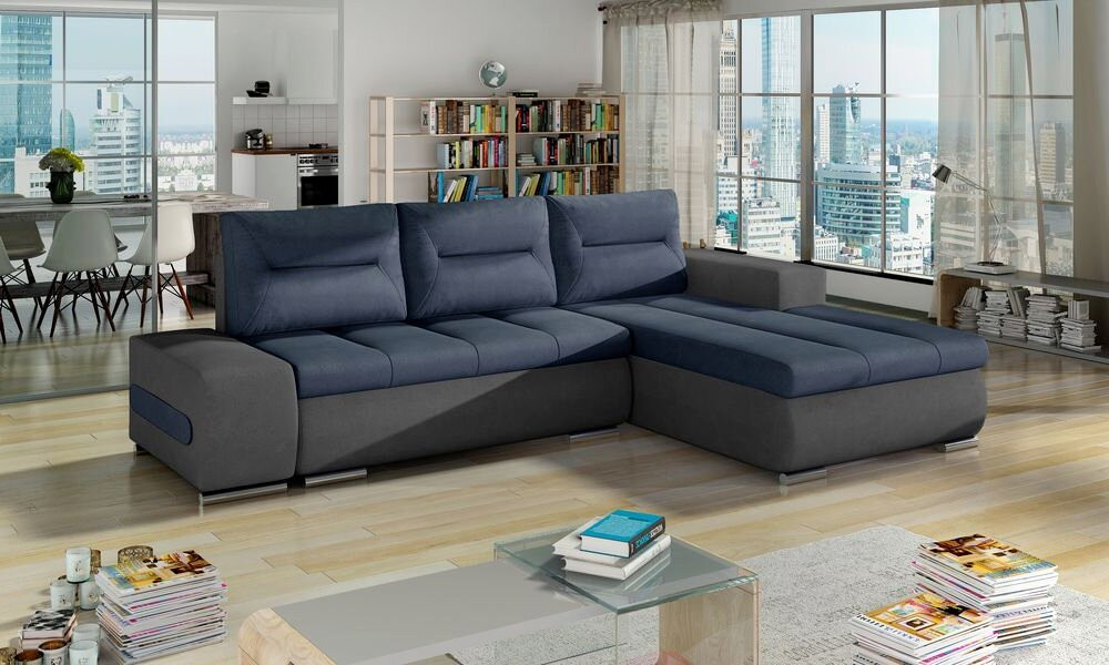 Derby corner sofa bed with storage S76/S93