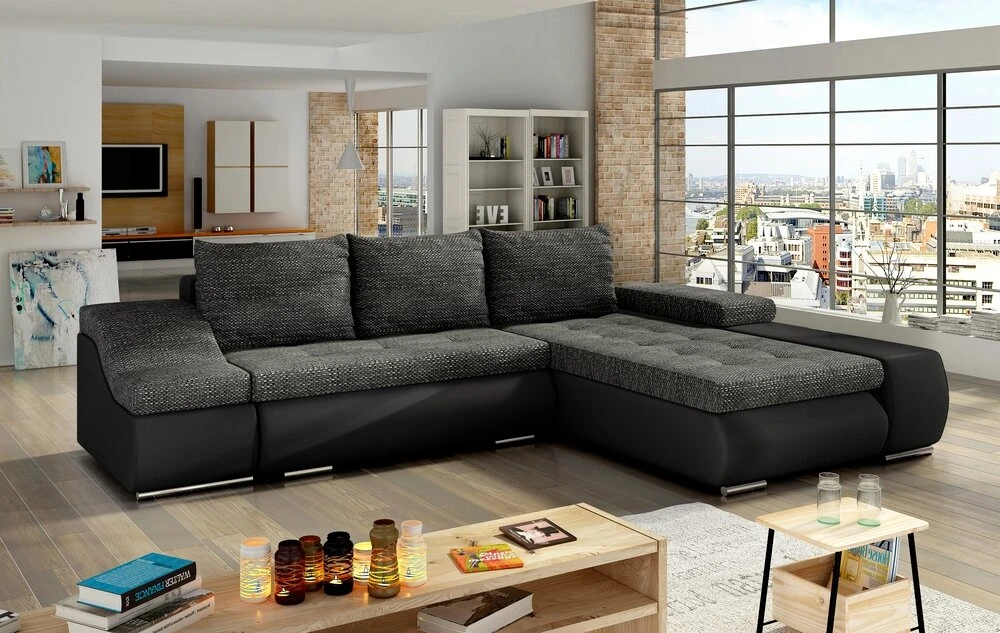 Bradford corner sofa bed with storage B02/S11