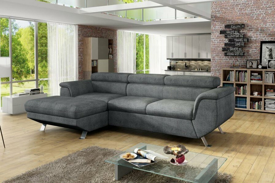 Persen corner sofa bed with storage