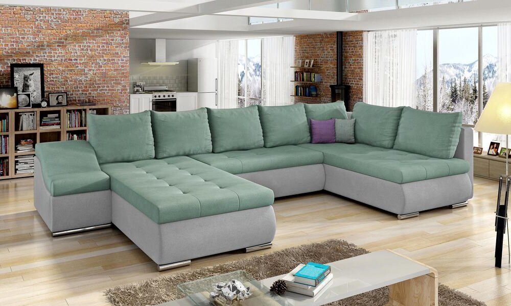 Southampton U shaped sofa bed with storage S36/S83