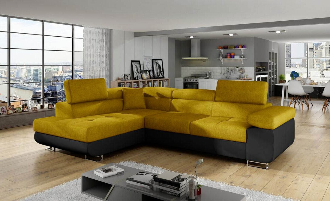 Coventry corner sofa bed with storage O68/S11