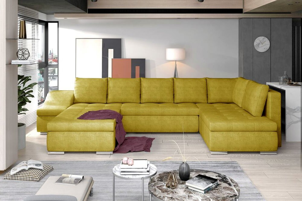 Southampton U shaped sofa bed with storage O68