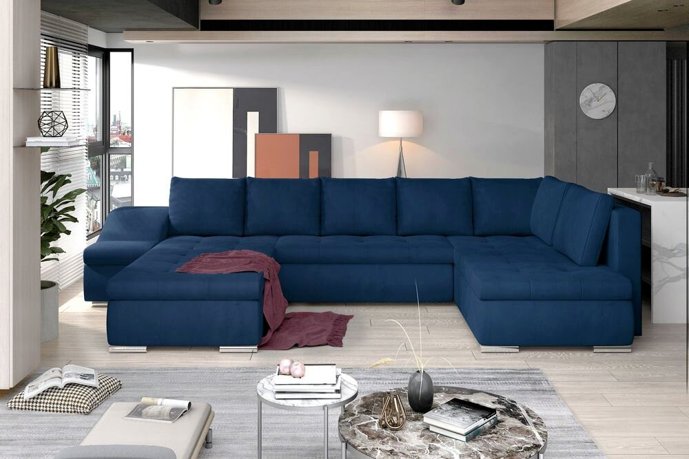 Southampton U shaped sofa bed with storage M77