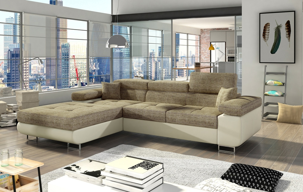 Hull corner sofa bed with storage B03/S33