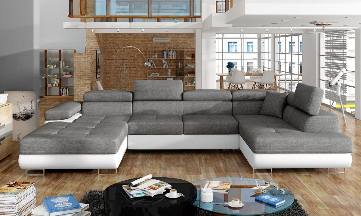 Stoke on Trent U shaped sofa bed with storage S05/S17