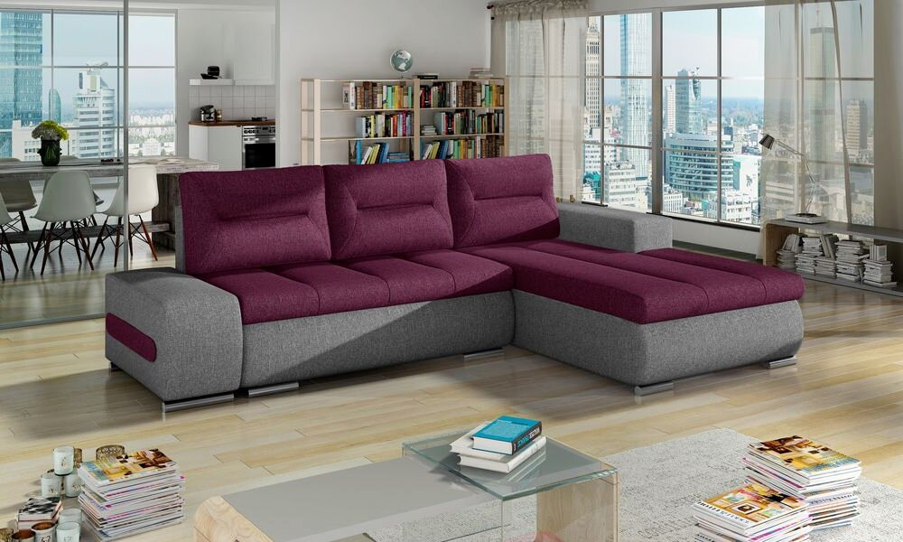 Derby corner sofa bed with storage L68/S98
