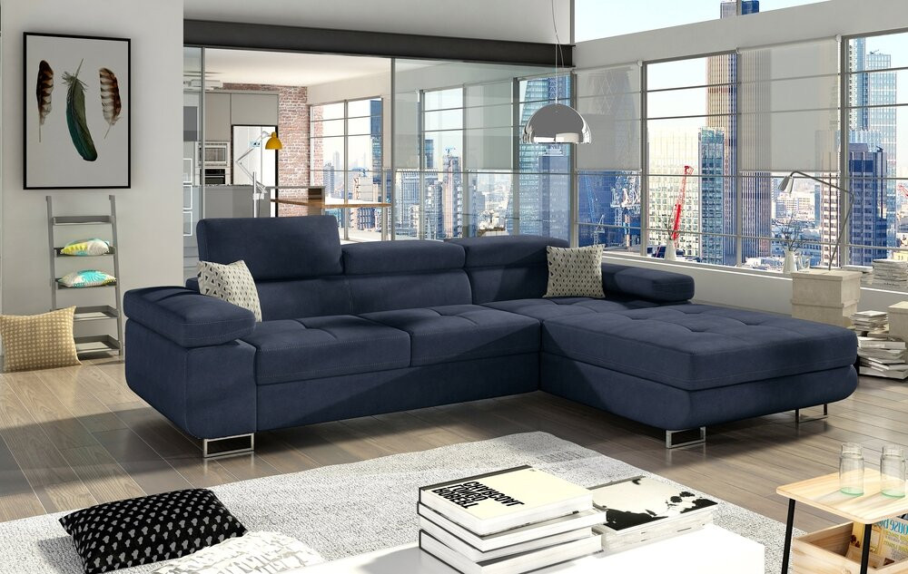 Hull corner sofa bed with storage S76/M3_79