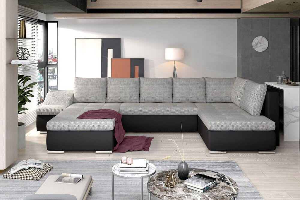 Southampton U shaped sofa bed with storage B01/S11