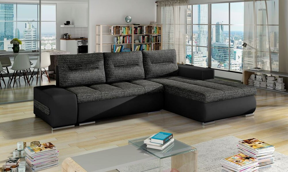 Derby corner sofa bed with storage B02/S11