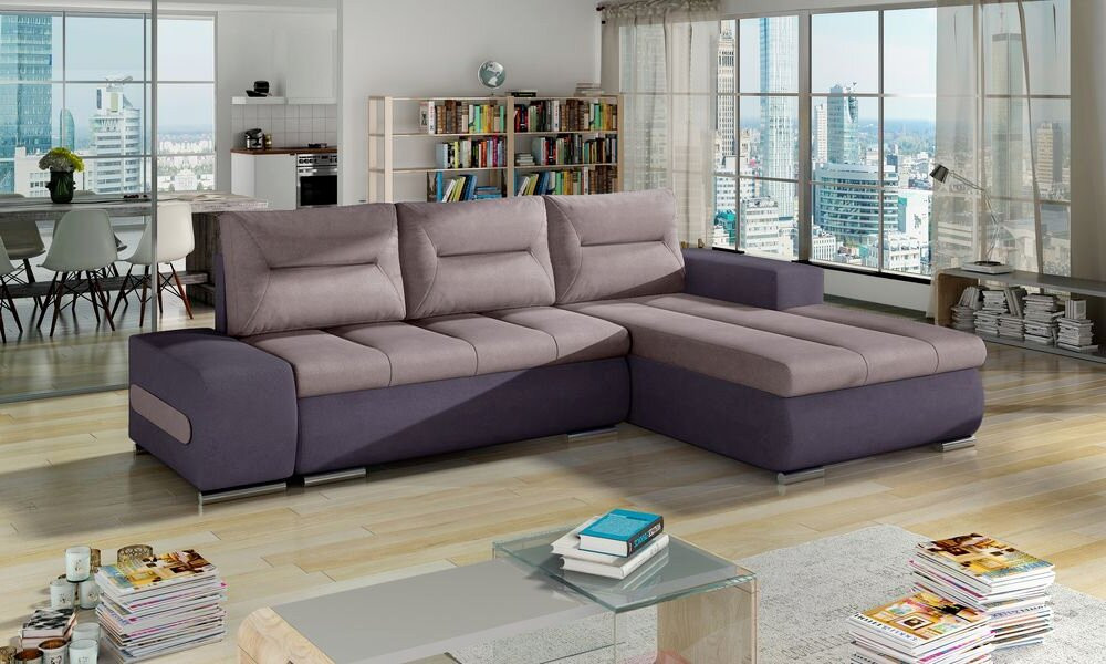 Derby corner sofa bed with storage S61/S65
