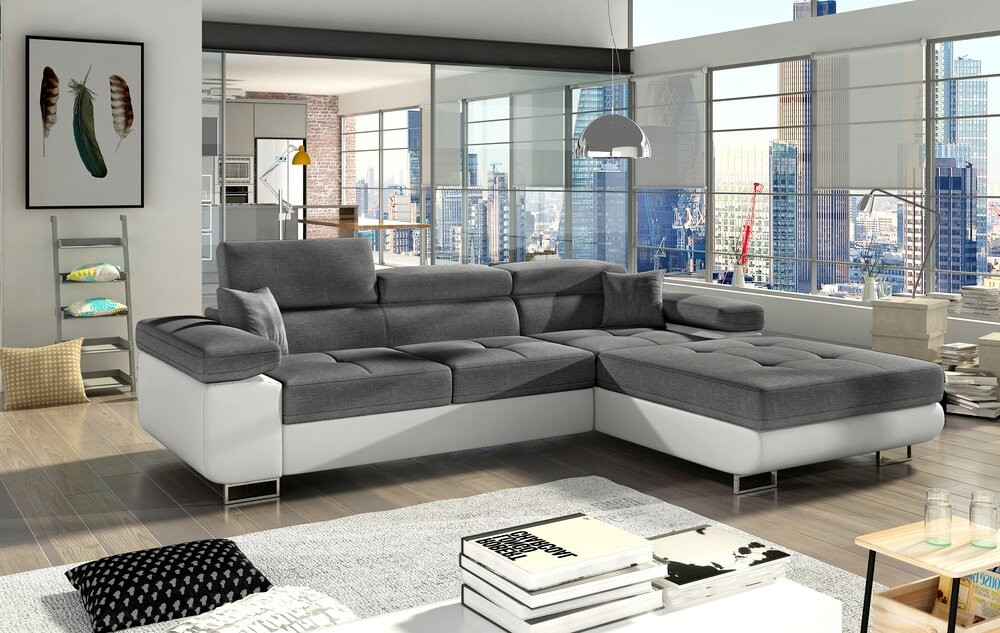Hull corner sofa bed with storage S05/S17