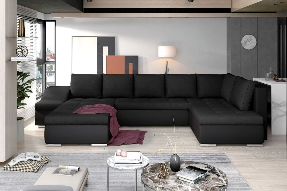 Southampton U shaped sofa bed with storage S14/S11