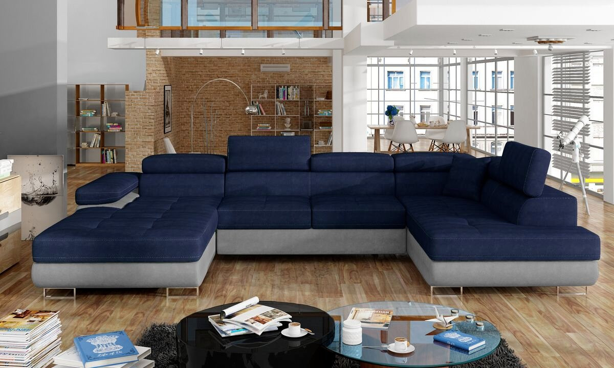 Stoke on Trent U shaped sofa bed with storage K09/P05