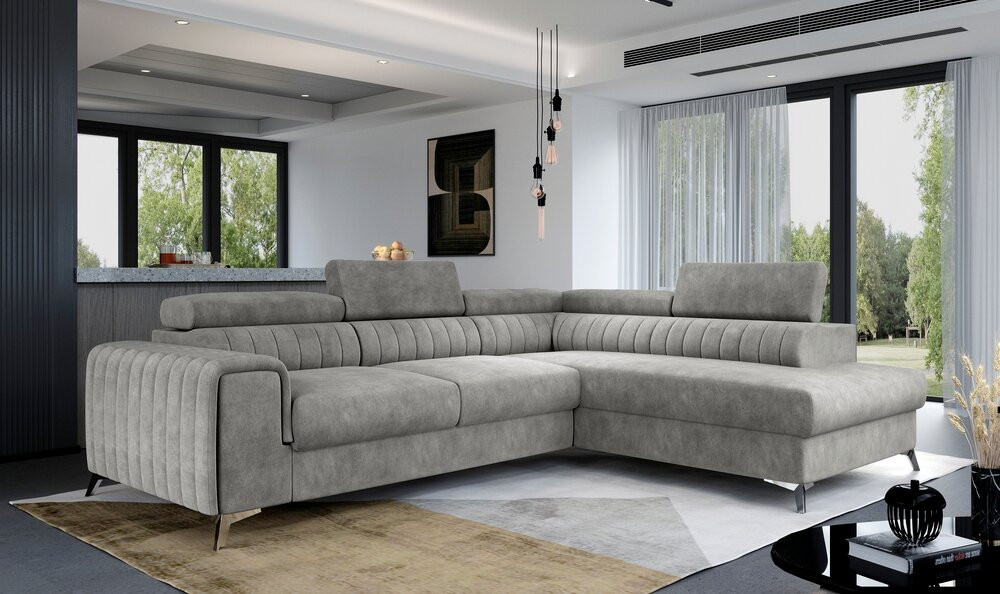 Oxford corner sofa bed with storage D90